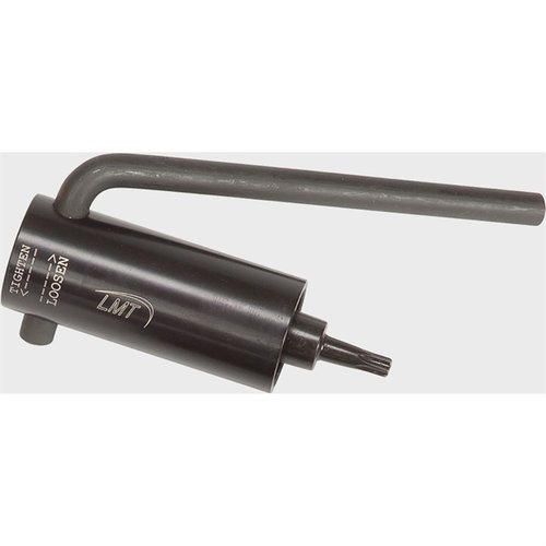 The LMT Torque Wrench is pre-set to 140 inch pounds, ensuring precise torque for MRP and MWS barrel locking screws, enhancing your firearm's performance.