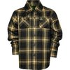 Experience comfort and style with the Brownells Paterson Men's Flannel Shirt, featuring a relaxed fit, hidden collar-stays, and a microfiber cloth for easy cleaning.