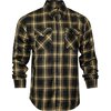 The Brownells Paterson Men's Flannel Shirt offers comfort with a relaxed fit, easy care with D-Tech™ blend, and practical features like a microfiber cloth and snap pockets.