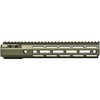 The Aero Precision MOD 4 Handguard features robust 6061-T6 aluminum, a 7-sided M-LOK™ interface, and steel-reinforced QD sockets for enhanced durability and customization.