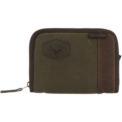 Elevate your hunting gear with the Rawhide Waxed Canvas Pistol Rug, featuring durable construction, vintage charm, and superior protection for your firearm.