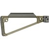 The Midwest Industries Triangle Side Folding Stock offers a robust design, adjustable folding options, 5 QD sling attachments, and enhanced comfort with a polymer cheek piece.