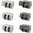 MIDWEST INDUSTRIES, INC. ALPHA TANK BRAKE - STAINLESS - M14X1LH