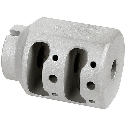 The ALPHA TANK BRAKE reduces muzzle climb with its dual chamber design, made from durable 416 Stainless, and offers lifetime warranty for peace of mind.