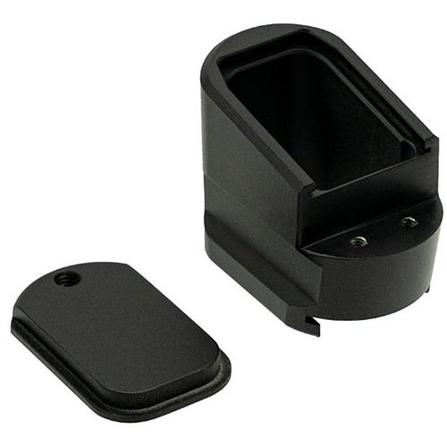 +5 Magazine Extension for S&W M&P 2.0 increases capacity by 5 rounds, features easy access design, made from durable 6061 aluminum, and comes with a lifetime warranty.
