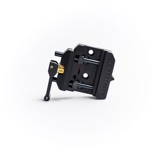 The ARCALOCK Dual Clamp offers adjustable tension, an "On/Off" switch for ARCA compatibility, and robust Picatinny lock-up for versatile mounting.