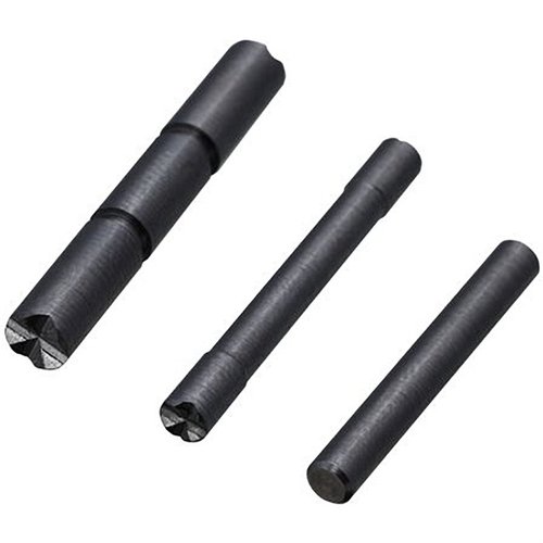Upgrade your Glock Gen 3 with TYRANT CNC Enhanced Takedown Pins, crafted from durable stainless steel for improved geometry and available in black chrome or gold.