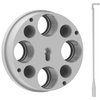 Enhance your reloading efficiency with the precision-machined Ultimate Tool Carrier, available in 4, 5, and 6 die positions for seamless Breech lock bushing compatibility.