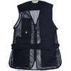 The BOB ALLEN Full Mesh Shooting Vest features lightweight mesh, adjustable waist tabs, bellowed cargo pockets, and is compatible with Insert-A-Pad for ultimate comfort.