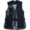 The BOB ALLEN Full Mesh Shooting Vest offers lightweight, breathable construction, adjustable waist tabs, and ample storage with pockets for shells and choke tubes.