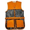 The BOB ALLEN Full Mesh Dual Pad Shooting Vest features lightweight mesh for ventilation, adjustable fit, dual pads for shooters, and ample storage pockets.