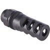 Enhance your shooting with the PWS FRC 3-port compensator, offering superior recoil management, effective flash suppression, and compatibility with suppressors.