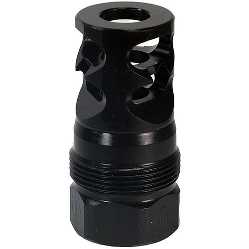 Enhance accuracy and control with the PWS FRC 308 compensator, featuring superior recoil management, effective flash suppression, and a tight suppressor lockup.