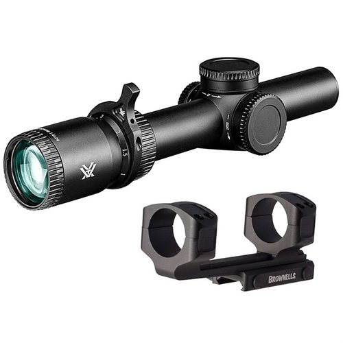 The Vortex Venom 1-6x24mm SFP scope offers true 1x-6x magnification, an illuminated AR-BDC3 reticle, and quick adjustments for rapid target acquisition.