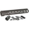The MIDWEST INDUSTRIES Combat Rail HD M-LOK Handguard offers maximum rigidity, minimal impact shift, and robust anti-rotation features for reliable performance.