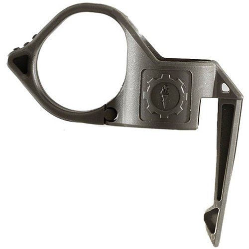 Enhance your tactical flashlight with the SwitchBack 2.0, featuring a multi-function finger ring, robust pocket clip, and improved grip for reliable deployment and retention.