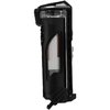 The CellVault-18 securely stores 1 18650 or 2 18350 batteries, featuring waterproof construction, a metal latch, and clear windows for easy gear checks.
