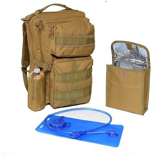 The Cactus Jack Armored Transport Backpack features customizable storage, MOLLE attachments, hydration bladder, and a slot for armor plates, ensuring ultimate protection.