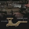 The GBRS GROUP HYDRA V2 Dual Optic Mount offers a 2.91" centerline for enhanced target ID, improved posture, and increased situational awareness in any gear.