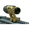 The GBRS GROUP 2.91 FTC 30MM Magnifier Mount offers innovative Flip-to-Center technology, stowing magnifiers below the sight plane for unobstructed views.