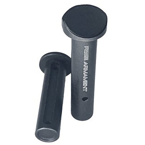 Experience effortless AR-15 assembly with RISE Armament's Enhanced Takedown and Pivot Pins, featuring a contoured design for easy use, even with gloves.