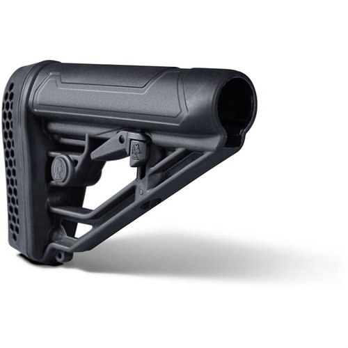 Upgrade your AR15/AR308 with the EX Performance Adjustable Stock featuring durable polymer, rapid adjust lever, and integrated QD swivel for versatile use.