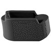 Enhance your Glock 26 with Hogue's OverMolded Grip Extension Pad, offering extra finger support, improved comfort, and protection during reloads.