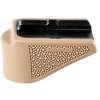 Enhance your Glock 26 with Hogue's OverMolded Grip Extension Pad, offering improved grip, comfort, and magazine protection for better handling.