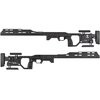 The KRG C-4 Monolithic Chassis offers tool-less adjustments, a rigid aluminum frame, and compatibility with AICS/AW mags, perfect for competition shooters.