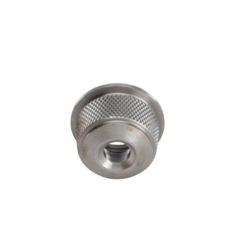 Upgrade your Remington 1100 LT-20 with this silver magazine cap featuring a swivel hole for sling attachment, ensuring secure fit and function.