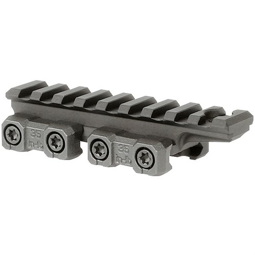 The MK2 1913 Risers enhance your shooting with rugged durability, precision machining, and versatile 5, 9, or 13-slot configurations for any 1913 Picatinny rail.