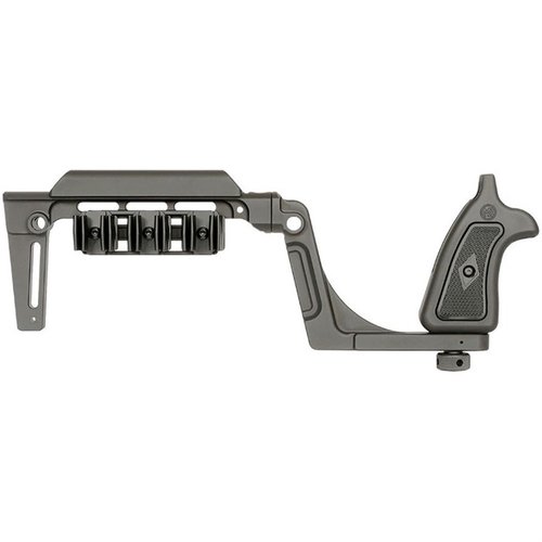 Enhance your Taurus Raging Hunter with the Bounty Hunter Brace, offering stability, comfort, and easy takedown for improved shooting accuracy and control.