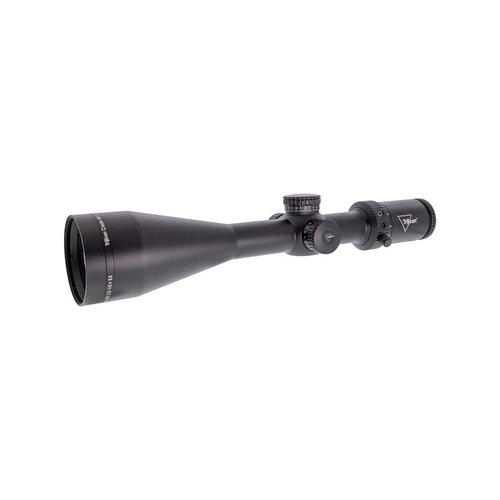 The Trijicon Credo HX 2.5-10x56mm scope offers edge-to-edge clarity, quick target acquisition, and rugged durability for confident aiming in any light.