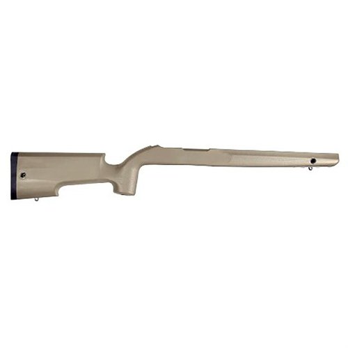 The TITAN22 LT Hunter Stock for Ruger 10/22 offers a lightweight, durable design with free-float barrel channel, aluminum bedding, and ambidextrous features for optimal performance.