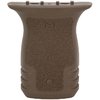 The MISSION FIRST TACTICAL REACT COMPACT VERTICAL GRIP offers a low-profile design, enhanced stability, and a textured surface for optimal grip and control.