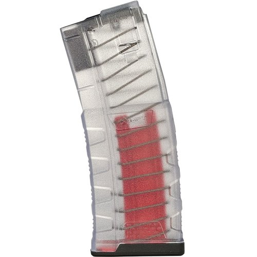 Experience enhanced reliability with the MFT EXD Translucent 15rd Pinned Rifle Mag, featuring a durable design, drop protection, and a 15-round capacity.