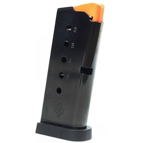 The Diamondback DB9 Gen-4 6-Round Magazine ensures reliable feeding and a slim design for concealed carry, making it perfect for everyday use and training.