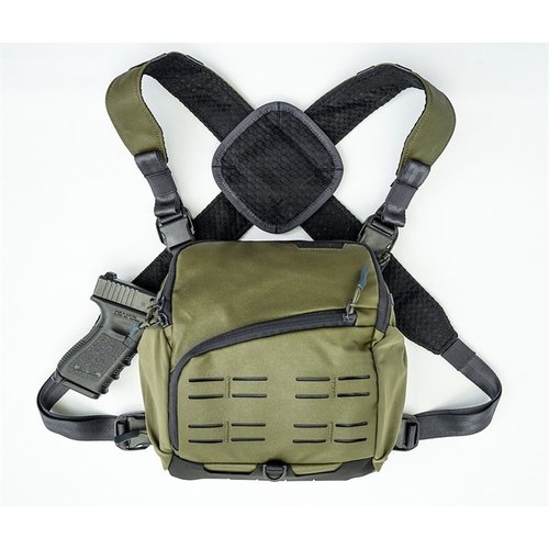 The ACHRO™ Chest Pack & Harness offers rugged durability, customizable fit, ambidextrous firearm access, and all-day comfort for your essential gear.