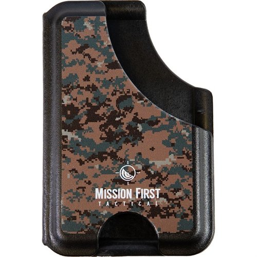 Discover the MISSION FIRST TACTICAL Minimalist Wallet: slim, durable, RFID protected, handcrafted in the USA, and holds up to 8 cards for everyday carry.