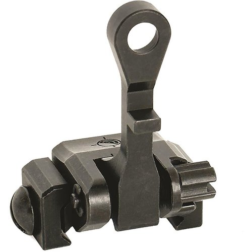 The MISSION FIRST TACTICAL EXD BACK UP SIGHT features a slim design, easy windage adjustment, and durable steel construction, perfect for reliable backup on your rifle.
