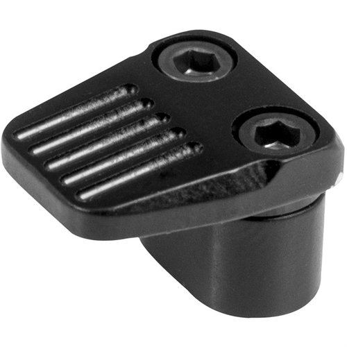 The E-VOLV Enhanced Mag Release for AR-15 offers quick magazine changes with a larger contact surface, easy bolt-on installation, and compatibility with most 5.56 and 7.62 receivers.