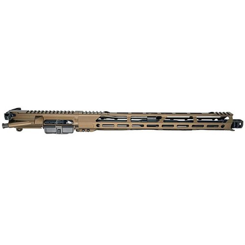 The CEO-15 Battle Series 5.56 NATO Upper features a durable 7075-T6 aluminum receiver, 16" barrel, M-LOK handguard, and lifetime warranty for reliable performance.