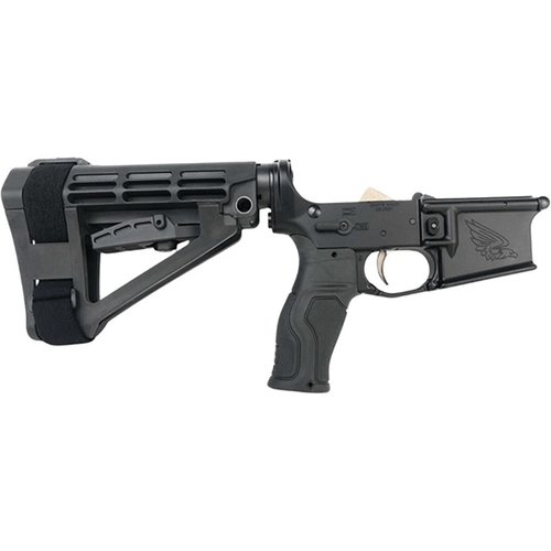 The CEO-15 Battle Series Complete Lower Receiver offers durability, precision, and a premium Nickel Teflon trigger, enhancing performance for AR-15 pistols.