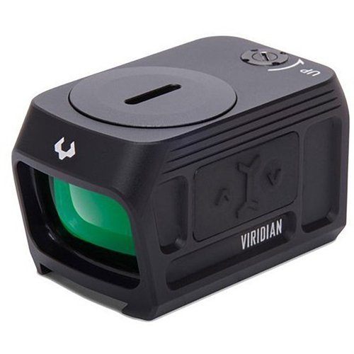 The Viridian RFX45 Green Dot Sight features a durable 6061 aluminum housing, 50k hour battery life, INSTANT-ON activation, and fully multi-coated lenses.