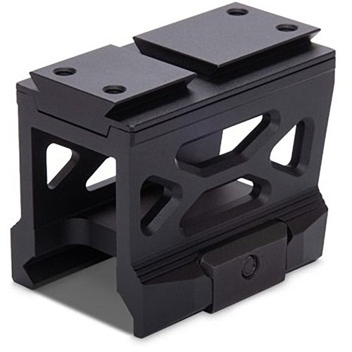 The Viridian Mount Adapter High Mount provides a durable, lightweight solution for 1/3 lower co-witness with RFX44/45 sights, featuring a lifetime warranty.
