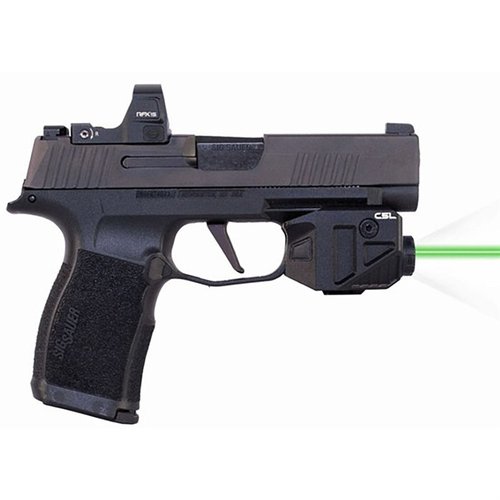 The VIRIDIAN C5L for SIG P365 offers 550 lumens, 25,000 candela, automatic activation, and a rechargeable battery, enhancing your personal defense capabilities.