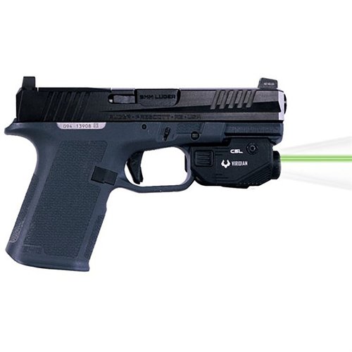 The Viridian C5L offers a 550 lumen white light, green laser, ECR Instant-On activation, and is made from durable machined aluminum for Ruger RXM self-defense.