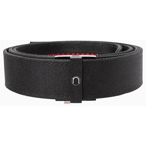 The NEXBELT Thin Bar Supreme Appendix Belt offers supreme comfort, a compact buckle, quick-release trigger, and fits up to a 50" waist for versatile carry.