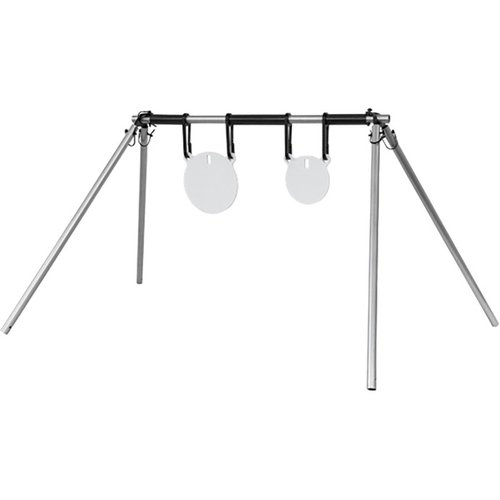 The Birchwood Casey AR500 3/8” Gong Hanger Kit offers durable AR500 steel gongs, dual sizes for varied training, and a portable design for easy transport.