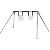 The Birchwood Casey AR500 3/8” Gong Hanger Kit offers durable AR500 steel gongs, dual sizes for varied training, and a portable design for easy transport.